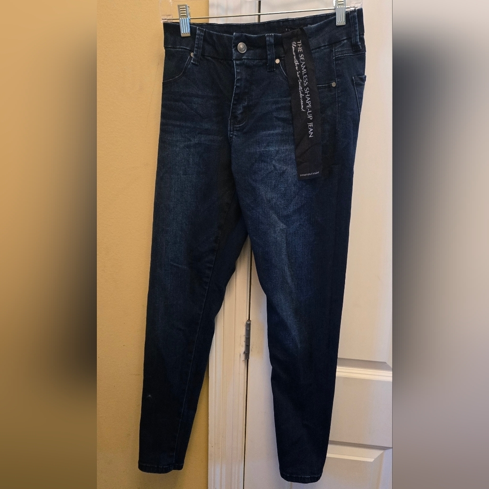 Signature Studio Blue Skinny  Seamless Shape-up Women's Denim Jeans Y2k